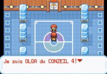 une photo d'Ã©cran de Pokemon Vert Feuille sur Nintendo Game Boy Advance